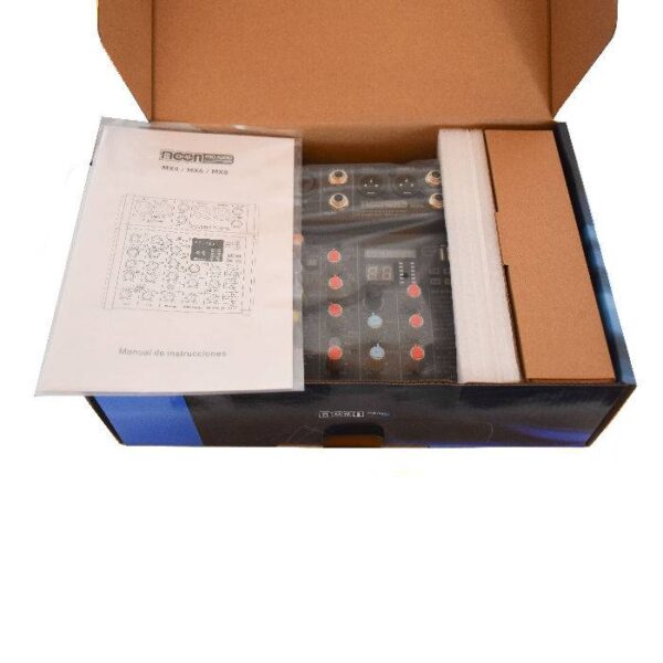 MIXER DE SEIS CANALES CON 99 EFECTOS / DSP 24 BIT 48KHZ / MP3 / USB - Image 3