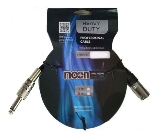 CABLE MIC. 1M CANON-PLUG EC.