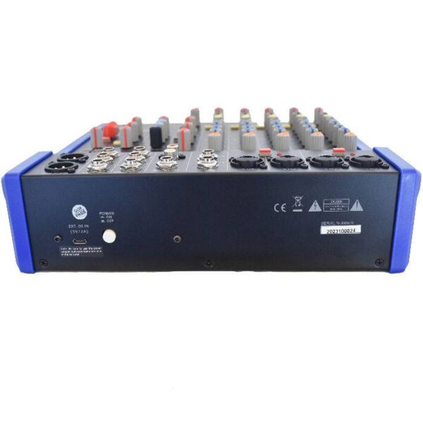 Mixer de seis canales con 99 efectos DSP 24 BIT 48KHZ, reproductor MP3, wireless,  grabacion, interfase de audio USB, salida de master - Image 4