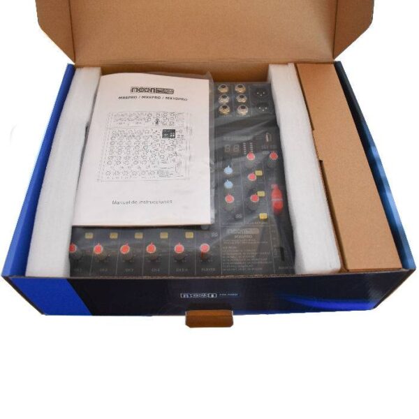Mixer de seis canales con 99 efectos DSP 24 BIT 48KHZ, reproductor MP3, wireless,  grabacion, interfase de audio USB, salida de master - Image 6