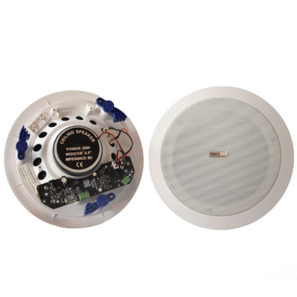 KIT ACTIVO INSTALACION PARLANTE WIRELESS DE TECHO DE 6.5¨ 30W +1 PASIVO