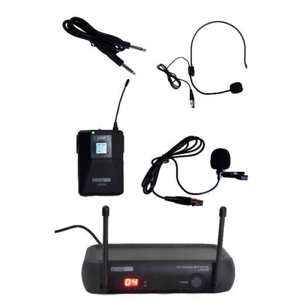 MICROFONO INALAMBRICO DE VINCHA CON FRECUENCIA VARIABLE LIVE302