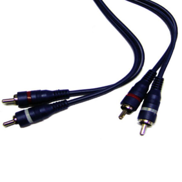 CABLE ARMADO ARTEKIT LINEA BLUE DE 2X2RCA 4MTS