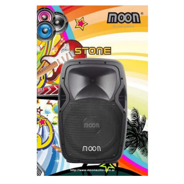 BAFLE POTENCIADO DE 15" CON USB,SD,BLUETOOTH,RADIO, PANTALLA,CONTROL REMOTO STONE15AU - Image 3