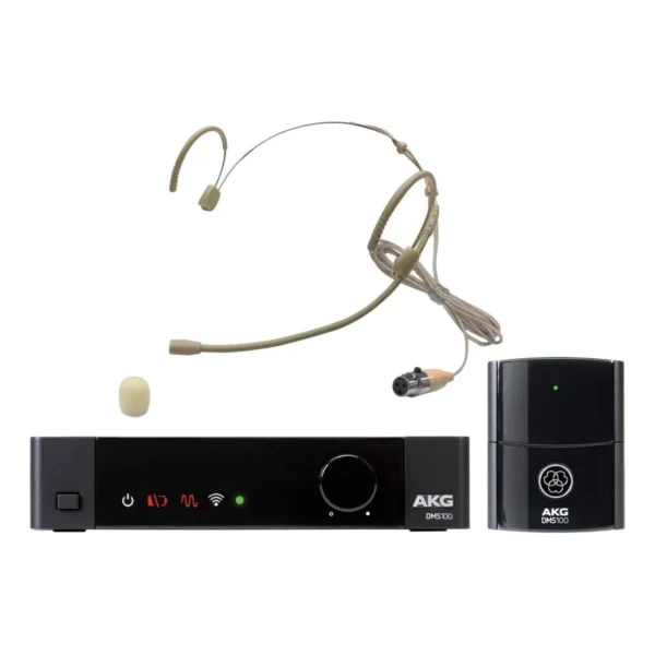 Microfono Inalambrico Vincha Akg DMS100 Uhf Piel Digital