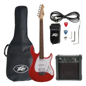 Kit Guitarra Raptor Plus RED Y Amplificador Audition Peavey