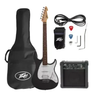 Kit Guitarra Raptor Plus BLACK Y Amplificador Audition Peavey