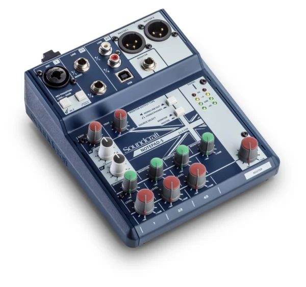 Consola Soundcraft Notepad-5 2 Canales Usb Interface - Image 3