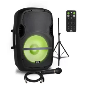 Bafle Amplificado 15 Pro Bass Elevate LP Trípode LED Bluetooth 800 W