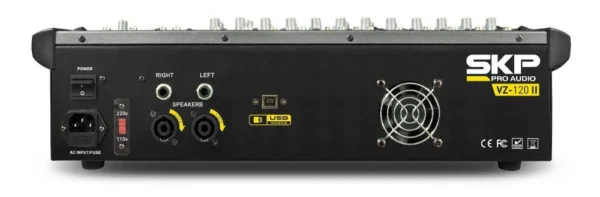 Consola SKP Pro Audio VZ-120 II VZ Powered de mezcla 110V/220V - Image 3