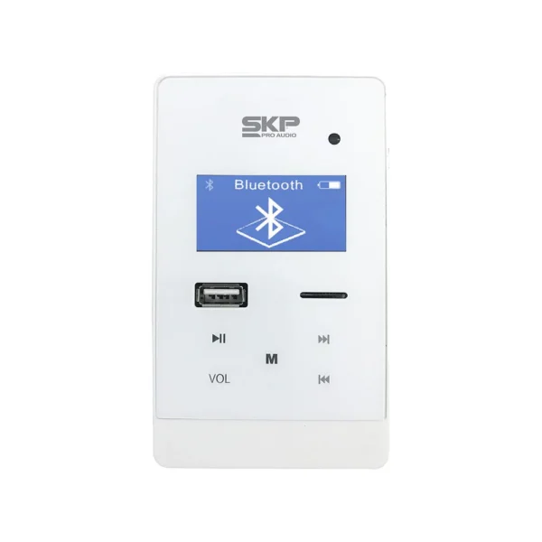 Amplificador de pared Bluetooth Skp PW050bt, 50 W, 2 canales, color blanco, potencia de salida Rms 50 W - Image 3