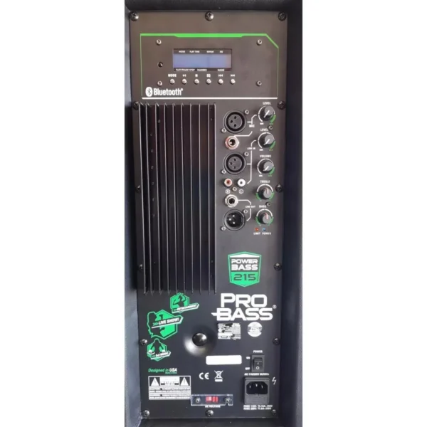 Bafle Potenciado Doble 15 Probass Powerbass 215 Bt 4700w - Image 3