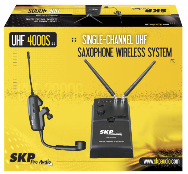 Microfono Inalambrico Para Saxo Skp Uhf-4000s Color Negro - Image 5