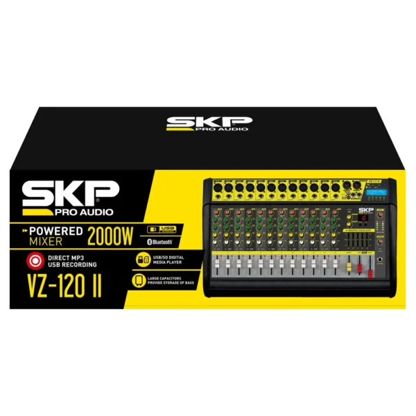 Consola SKP Pro Audio VZ-120 II VZ Powered de mezcla 110V/220V - Image 4