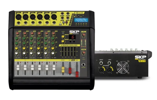 Consola SKP Pro Audio VZ-60 II VZ Powered de mezcla 110V/220V - Image 4