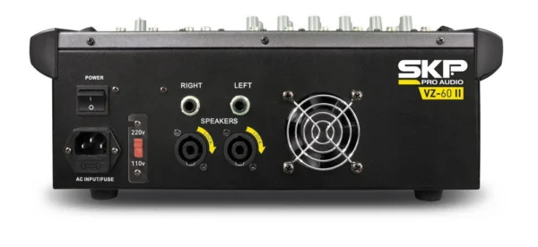 Consola SKP Pro Audio VZ-60 II VZ Powered de mezcla 110V/220V - Image 5
