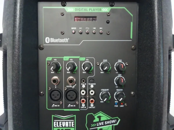 Bafle Activo Pro Bass Elevate 115 Negro 800W Bluetooth 110V/220V - Image 3