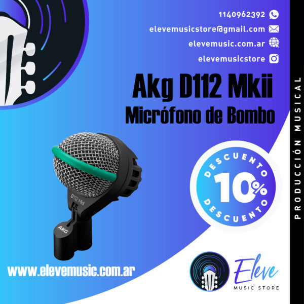 Microfono de Graves/Bombo D112MKII