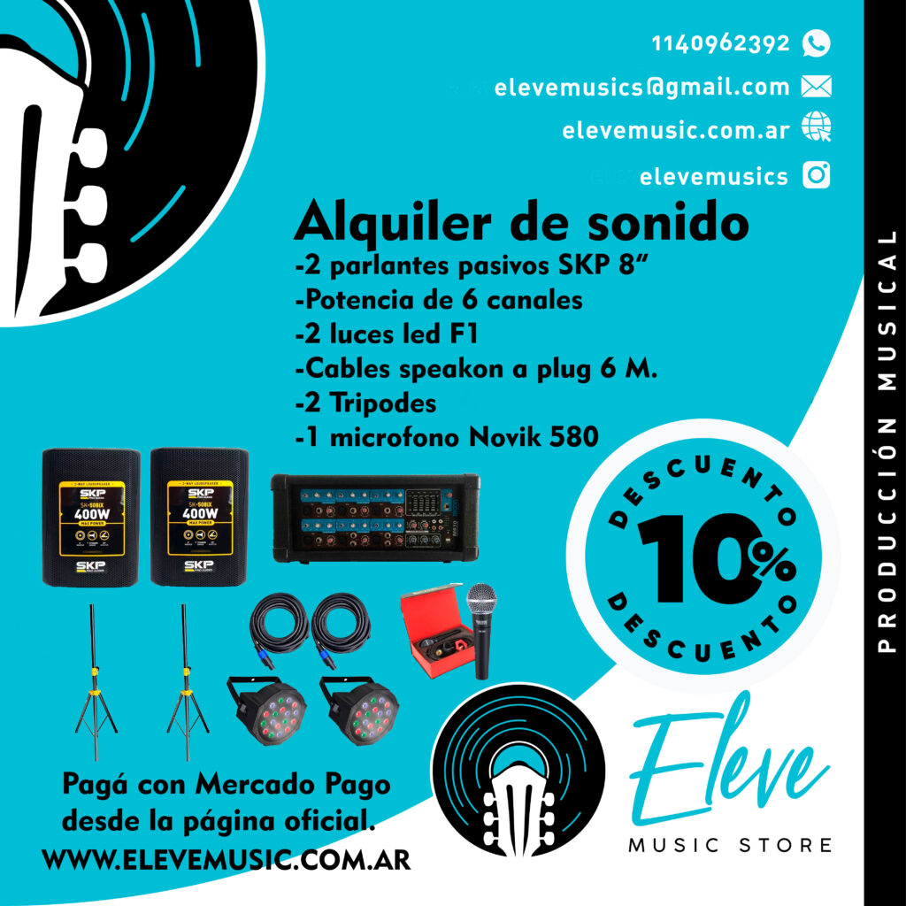 Eleve Music - Redes Sociales alquiler 1